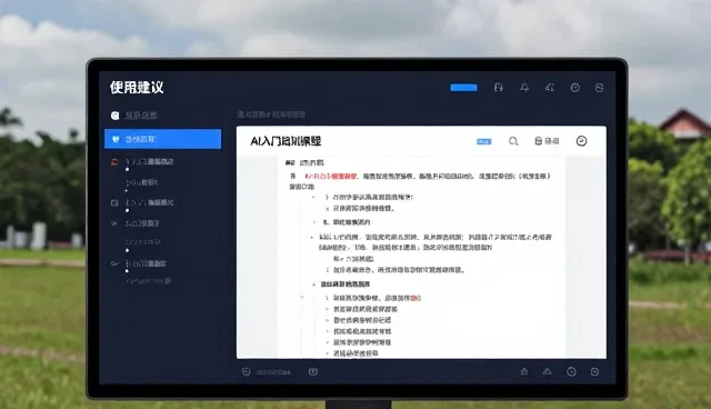 AI平台日常使用与维护的实用建议